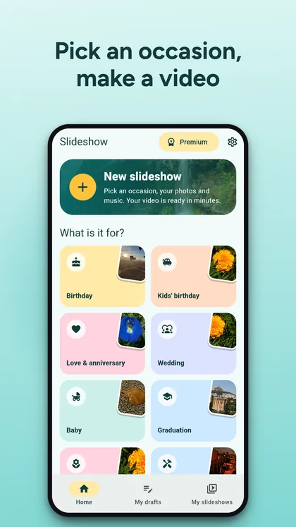 Slideshow with Photo and Music screenshot 1