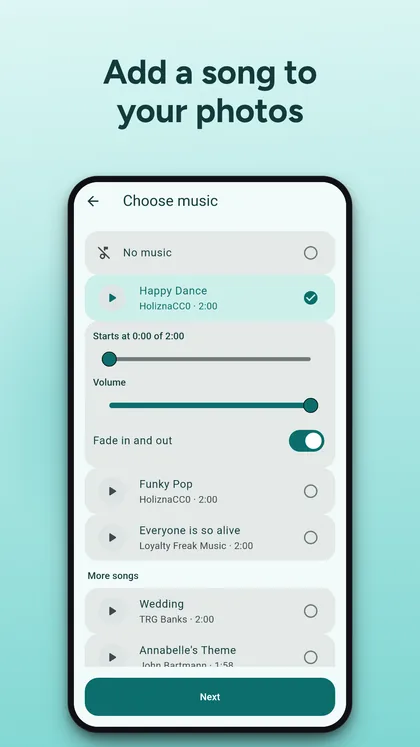 Slideshow with Photo and Music screenshot 2